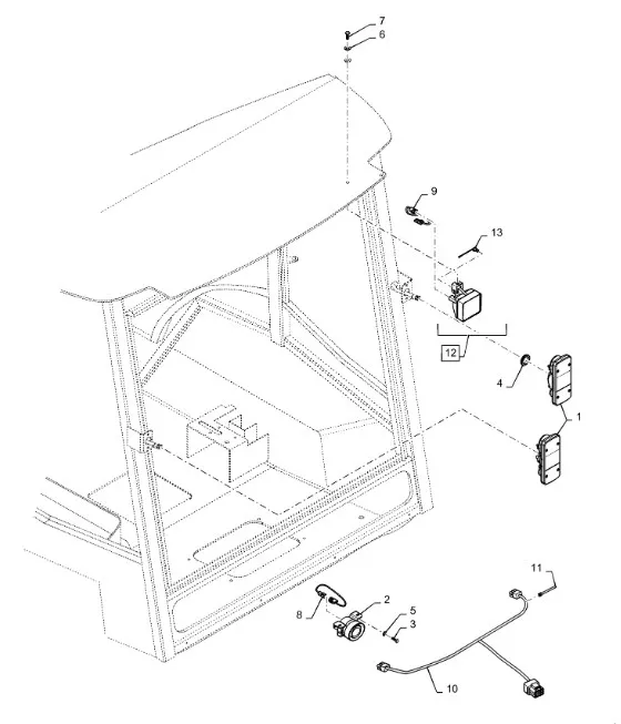47675953 - Задний фонарь